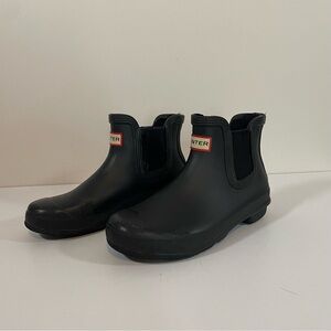 Hunter Chelsea Boot, Size 6.5 - Black